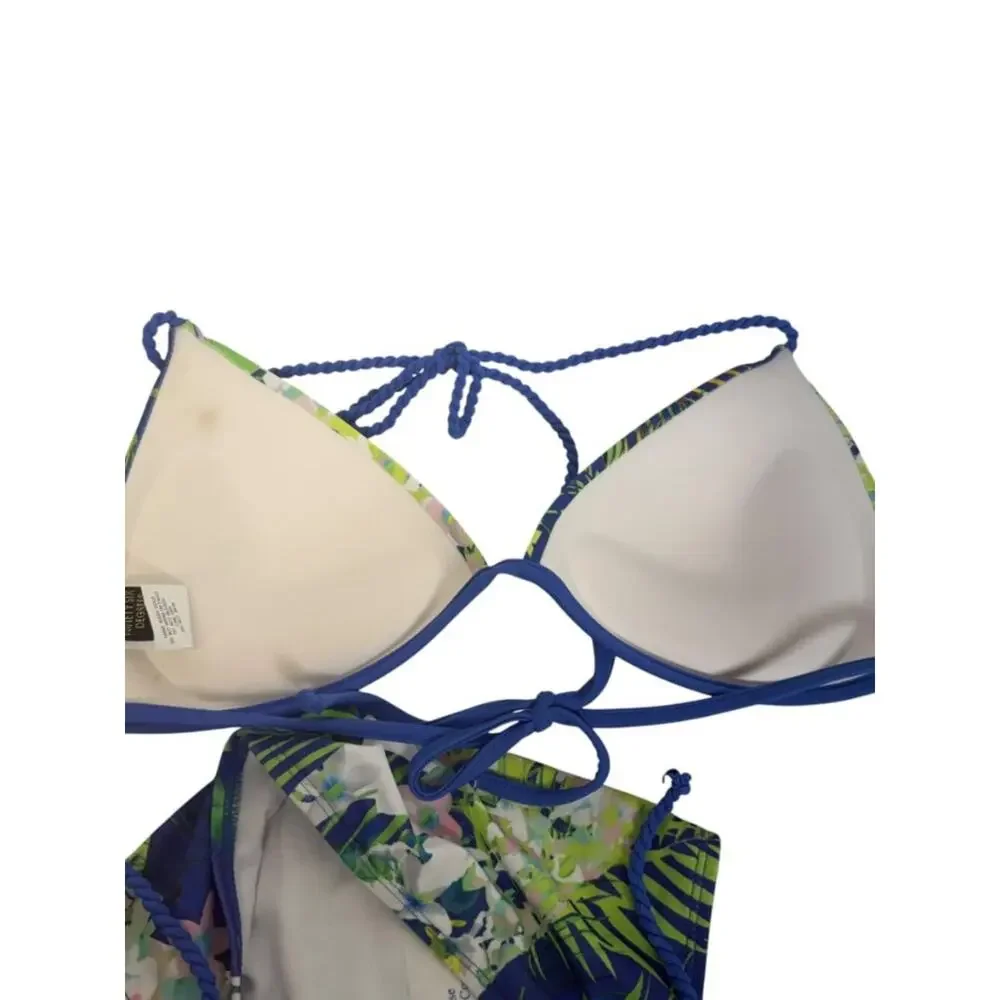 NEW Tropical Bikini M Push Up String Cheeky JcPenny Ninety Six Degrees with Tags